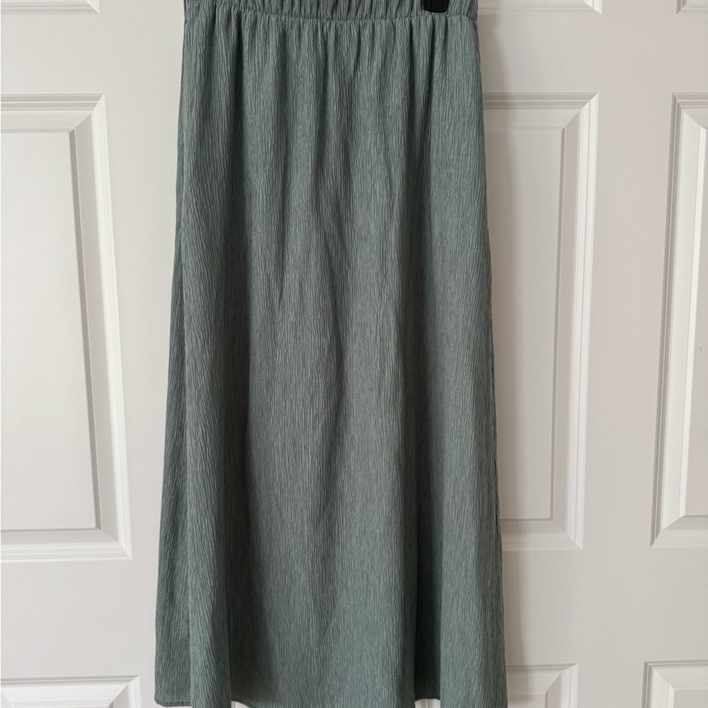 Abercrombie & Fitch Green Midi Skirt